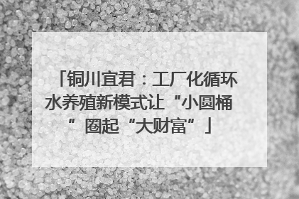 铜川宜君：工厂化循环水养殖新模式让“小圆桶”圈起“大财富”